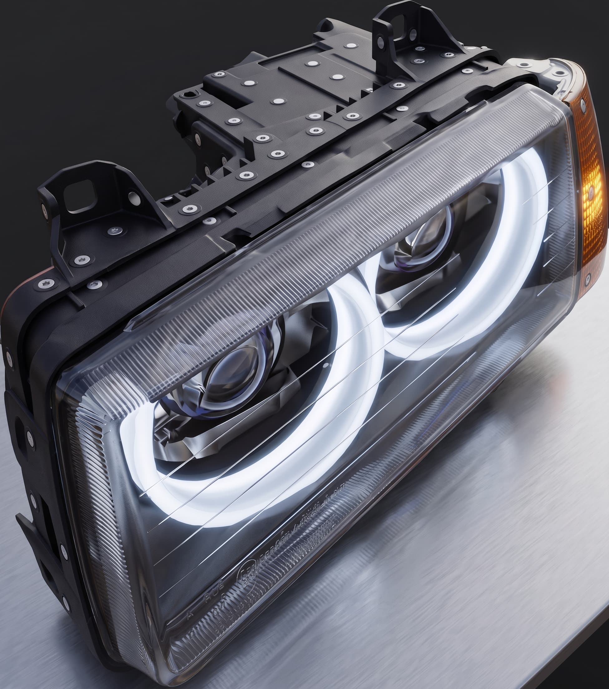 BMW E36 Custom Headlights